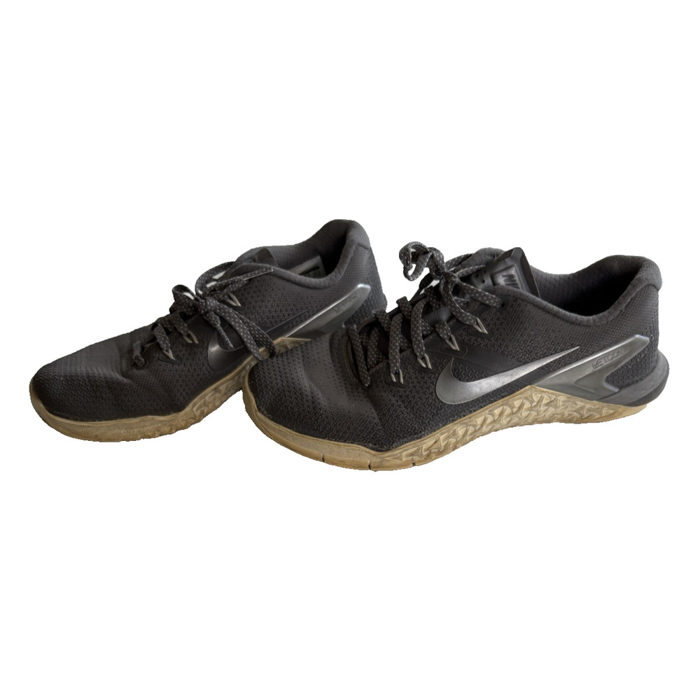 Nike Metcon 4 Gray Athletic Training Shoes 924593-002 Womens Size 6.5